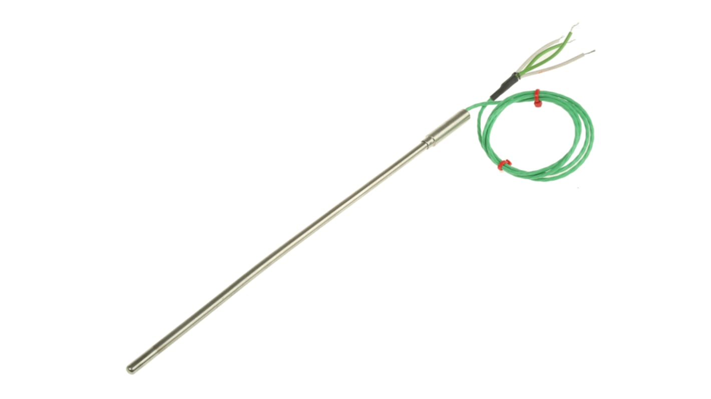 RS PRO Type K Thermocouple 250mm Length, 6mm Diameter → +1100°C