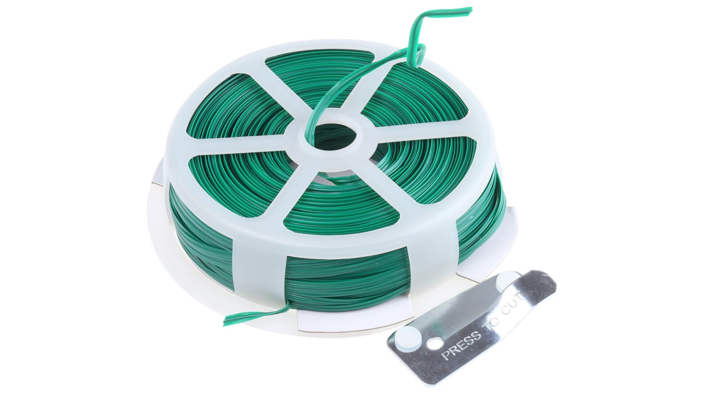 Plastic coated tie wire,50m