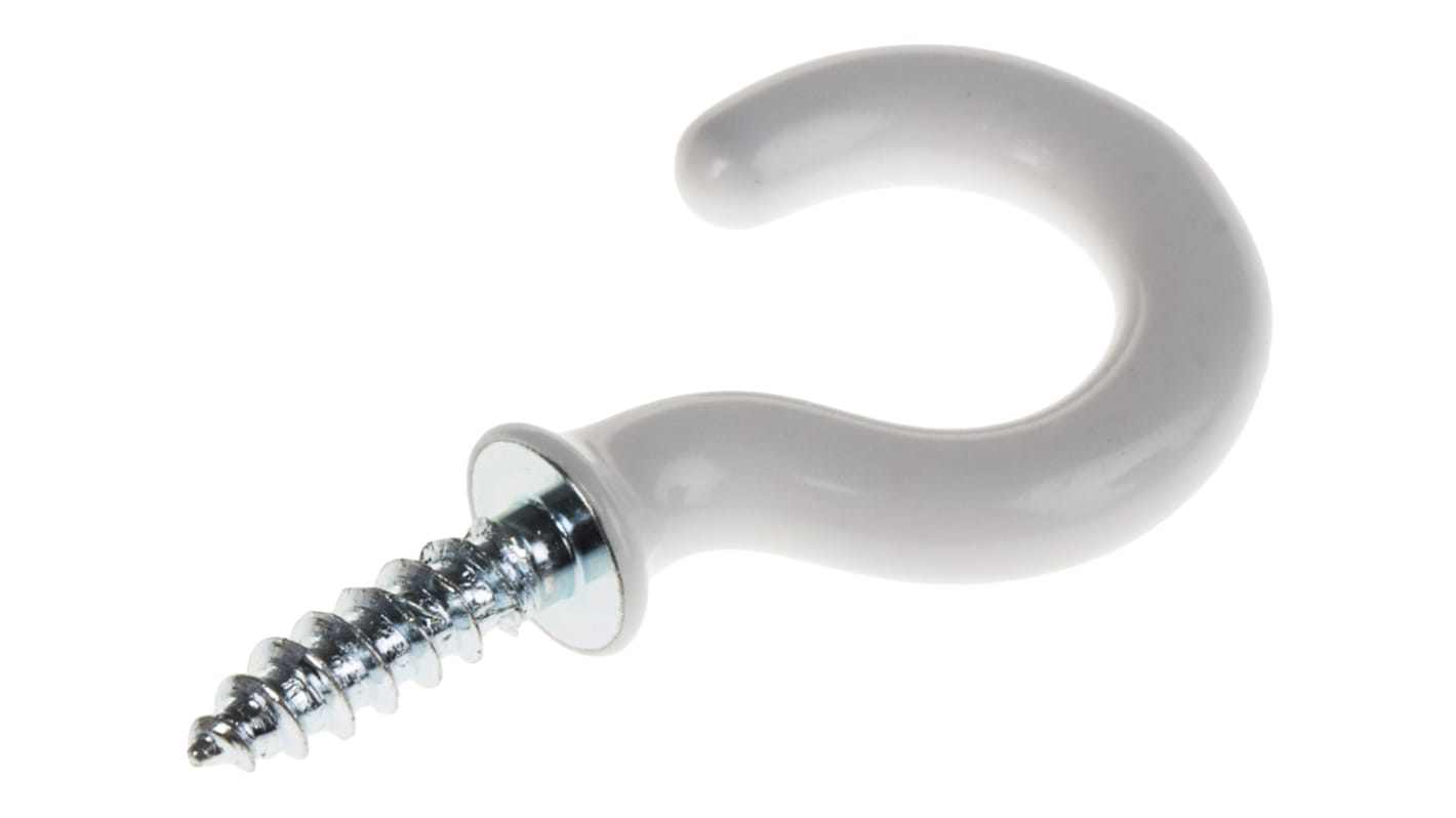 RS PRO Steel, Screw J Hook, 31mm, 10mm