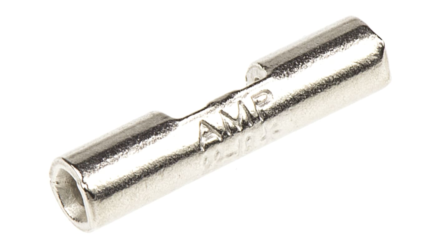 TE Connectivity, STRATO-THERM Strap Butt Splice Connector, Uninsulated, Nickel 22 → 16 AWG