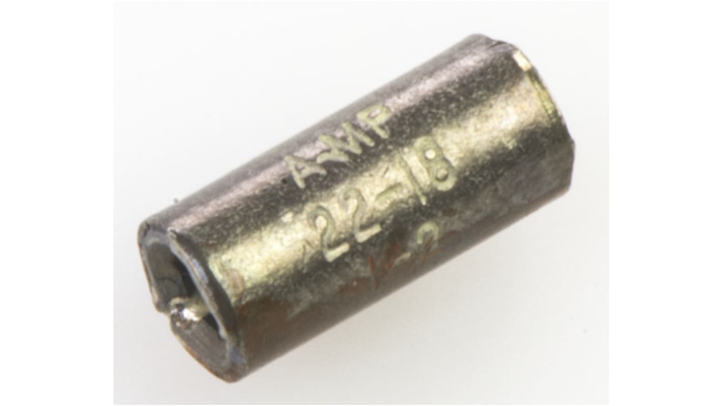 TE Connectivity, STRATO-THERM Parallel Splice Connector, Uninsulated 22 → 16 AWG
