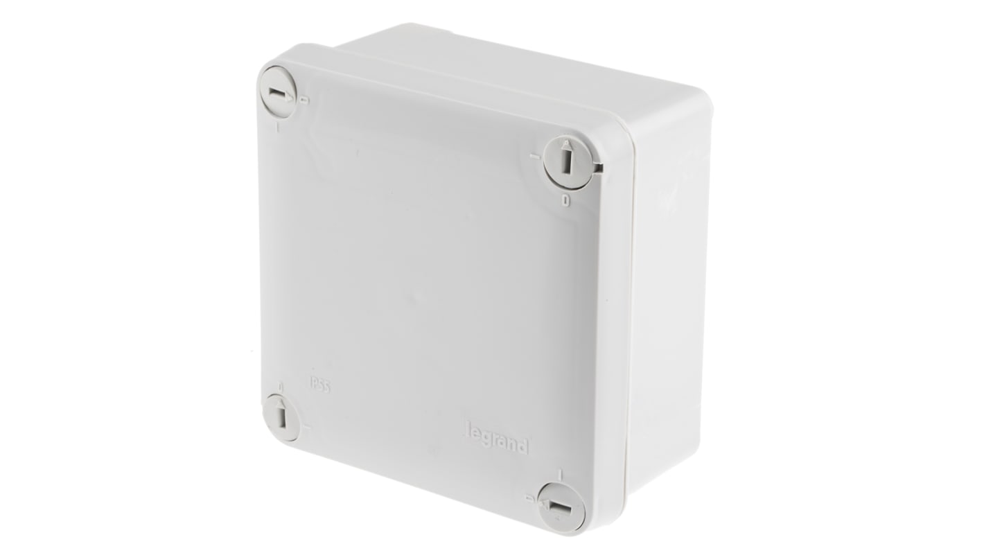 Legrand Plexo Series Grey ABS Junction Box, IP55, 105 x 105 x 55mm