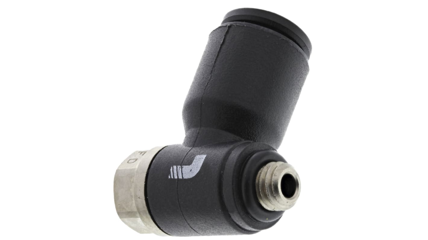 Legris 7010 Series Threaded Flow Regulator, M5 x 0.8 Male Inlet Port x 6mm Tube Outlet Port