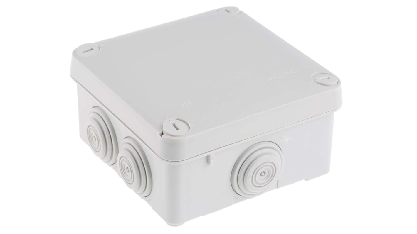 Legrand Plexo Series Grey Junction Box, IP55, 105 x 105 x 55mm