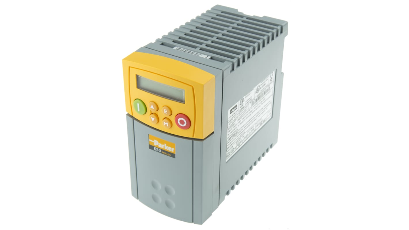 Parker Inverter Drive, 0.75 kW, 1 Phase, 230 V ac, 4 A, AC650 Series