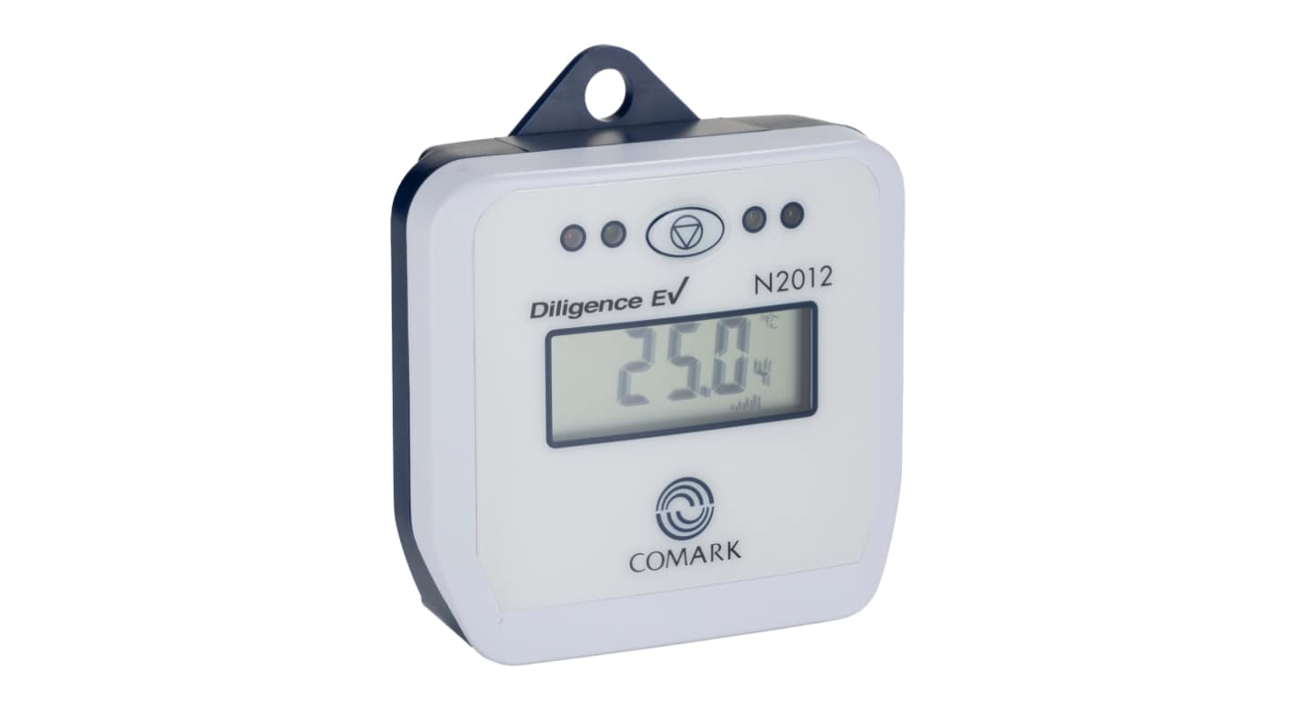 Registrador de datos Comark N2012, para Temperatura, con alarma, display LCD, interfaz Infrarrojos