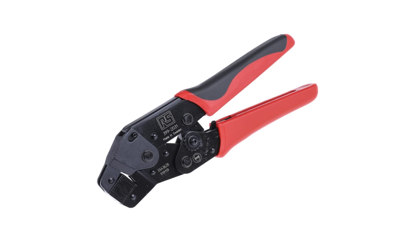 RS PRO Hand Ratcheting Crimp Tool for Wire End Sleeves, 0.5 → 6mm² Wire