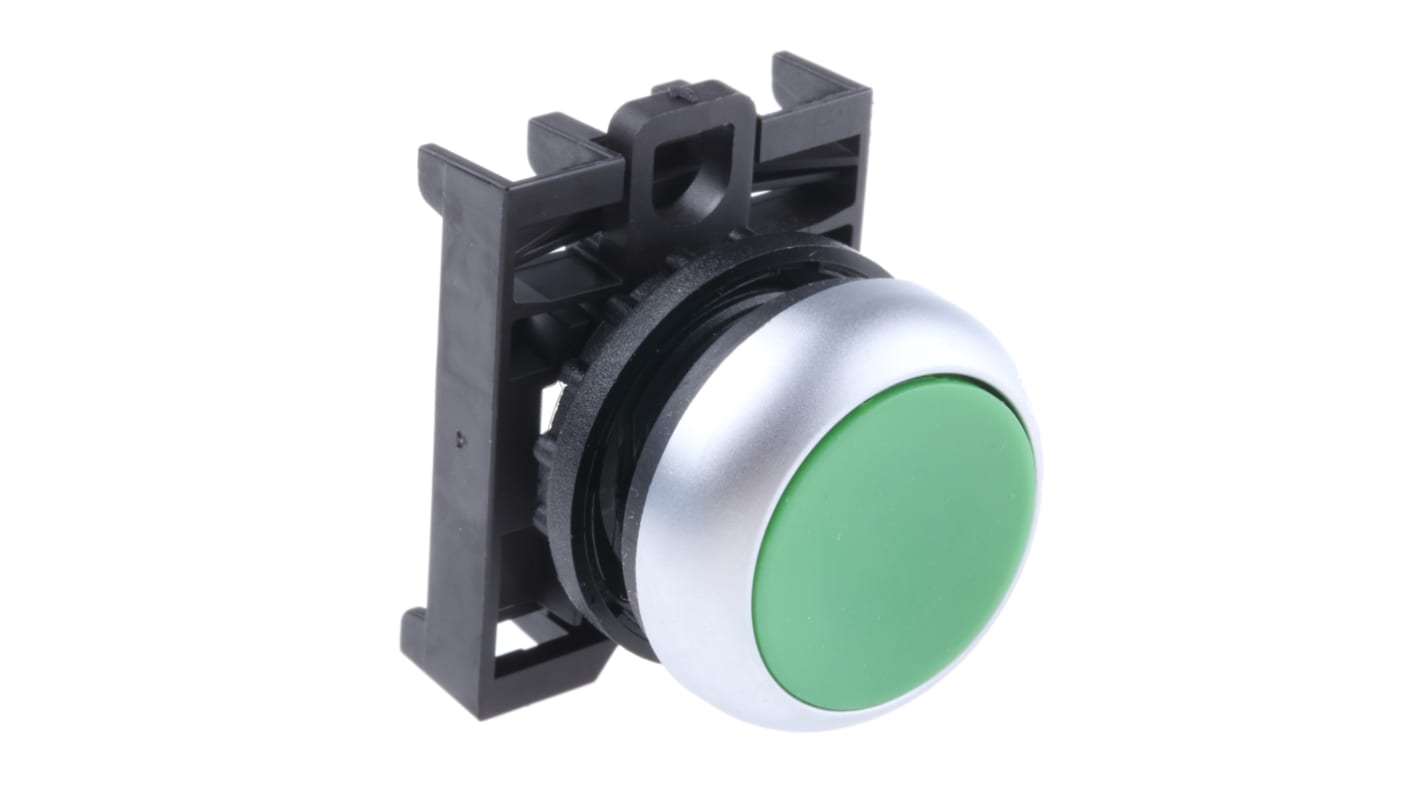 Attuatore pulsante tipo Mantenuto 78635781 M22-DR-G+M22-A Eaton serie RMQ Titan M22, Verde