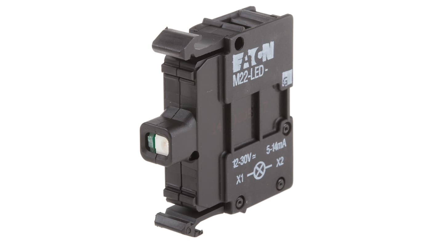 Eaton ライトブロック 12 → 30V ac/dc ネジターミナル 216559 M22-LED-G