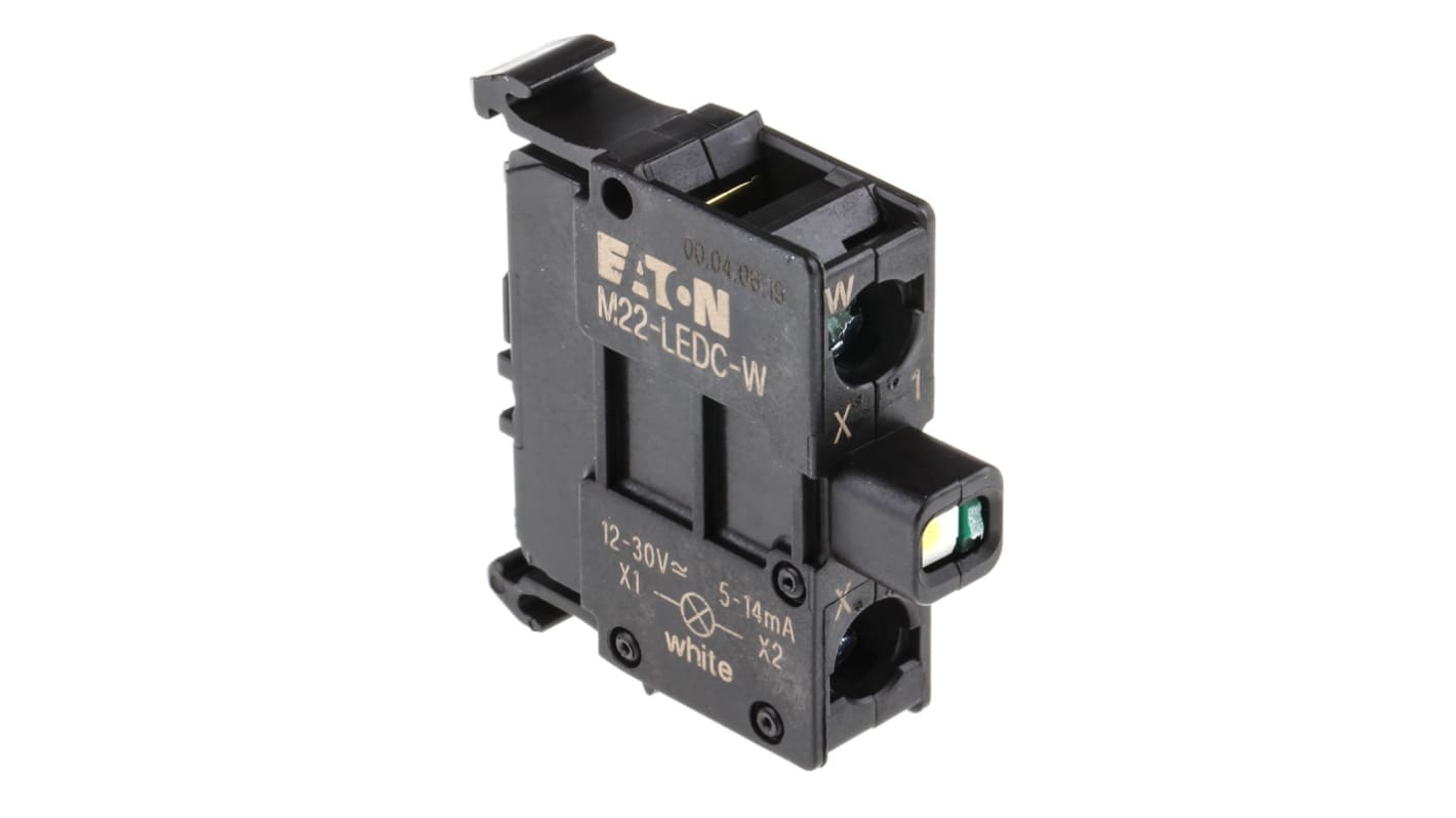 Eaton M22 Lichtblock Anzeigenblock LED, 12 → 30V ac/dc Schraubanschluss