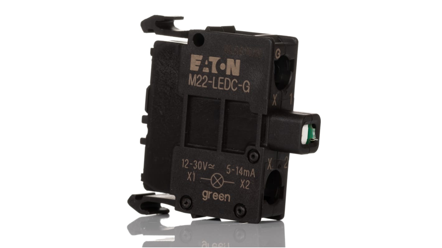 Eaton ライトブロック 12 → 30V ac/dc ネジターミナル 216562 M22-LEDC-G