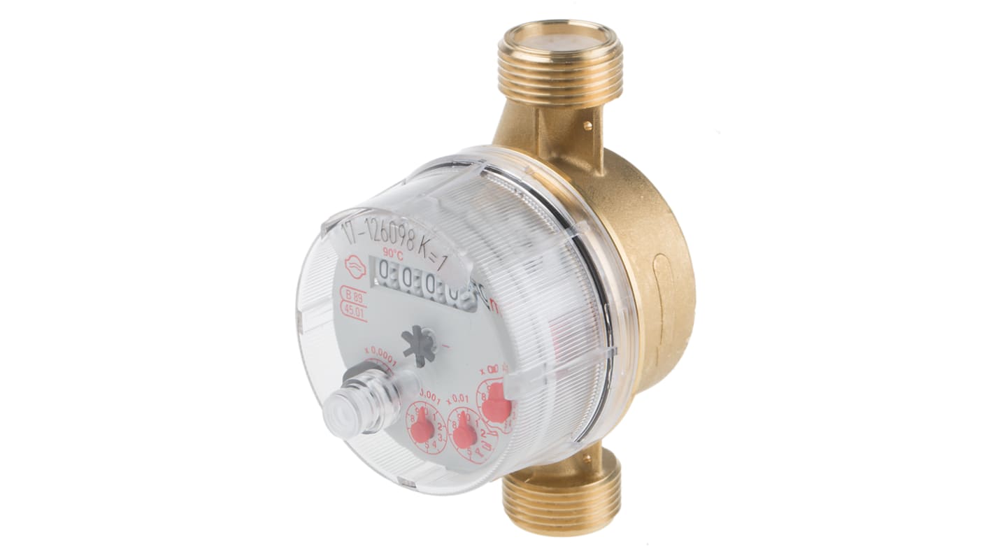 Altecnic Class A 1.5m³/h Water Meter 1/2 in BSPP Male