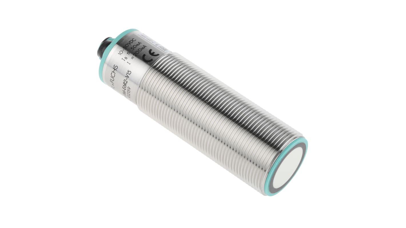 Pepperl + Fuchs Ultrasonic Threaded Barrel Proximity Sensor, M30, 2 m Detection, PNP x2 NO/NC, 10 → 30 V dc