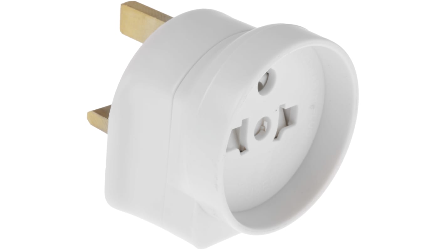 RS PRO Europe to UK Travel Adapter, Rated At 13A