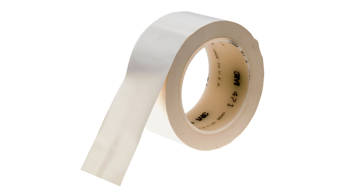 3M Scotch 764 White Vinyl 33m Lane Marking Tape, 0.13mm Thickness