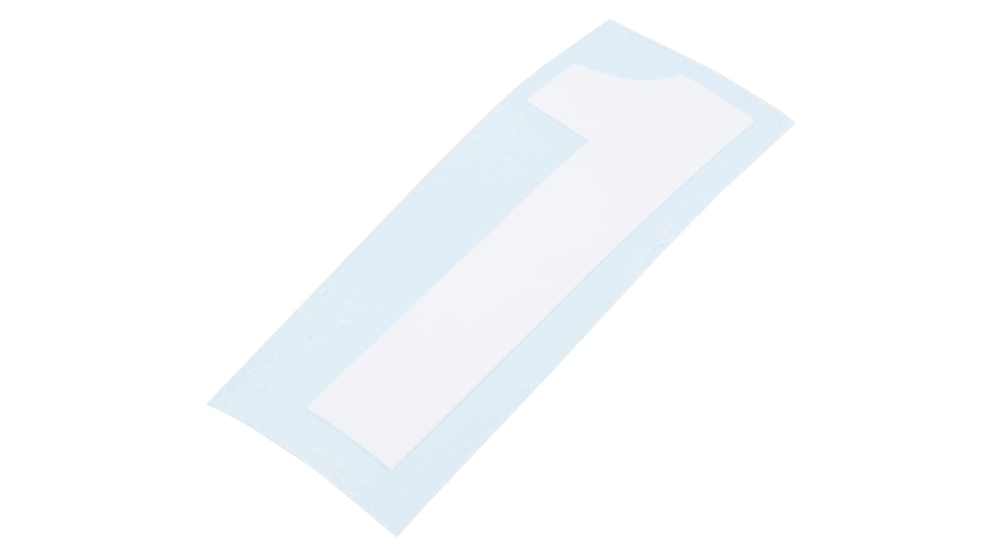 RS PRO White Self Adhesive Numbers, 50mm Character Height