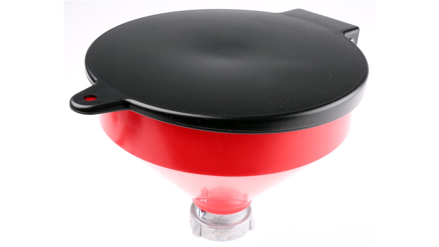 RS PRO 3.2L Plastic Safety Funnel, With 250mm Funnel Diameter