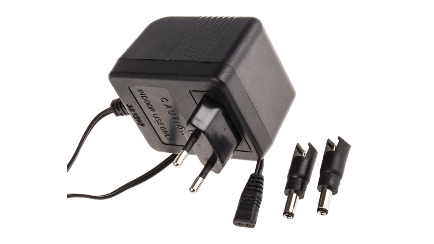 Mascot 18W Plug-In AC/DC Adapter 12V ac Output, 1.5A Output