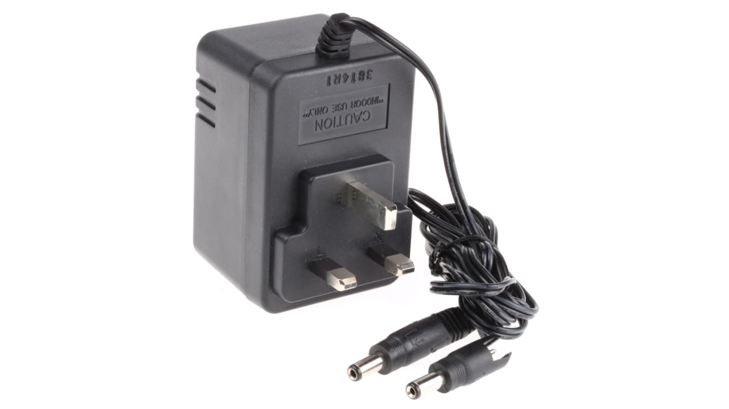 Mascot 12W Plug-In AC/DC Adapter 12V dc Output, 1A Output