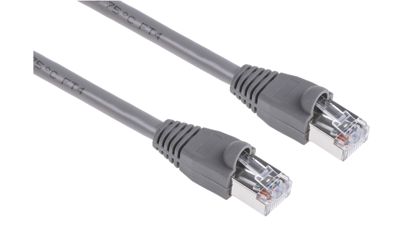 Kabel Ethernet Cat5e długość 10m Z zakończeniem RS PRO PVC l. żył: 8