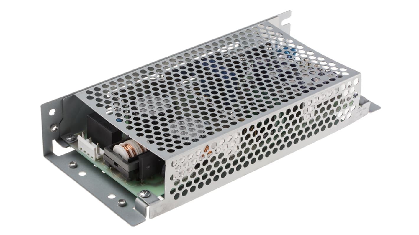 Cosel Switching Power Supply, LDC60F-1-SN, 5 V dc, ±12 V dc, 2.5 A, 5 A, 500 mA, 60W, Triple Output, 110 → 370 V