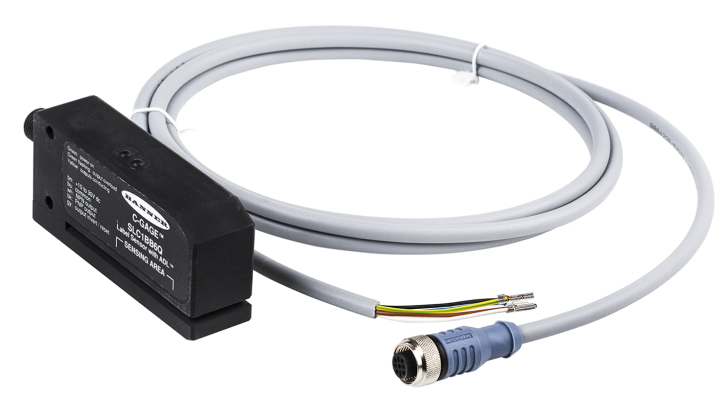 Banner Photoelectric Sensor, Block Sensor, 30.5 mm Detection Range