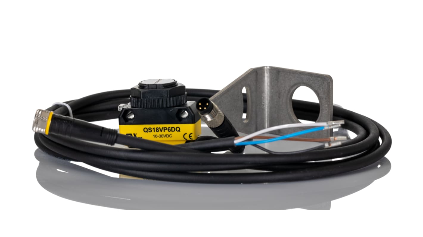 Rs-Online Sensore fotoelettrico Rettangolare Banner a diffusione rilevamento 450 mm uscita PNP