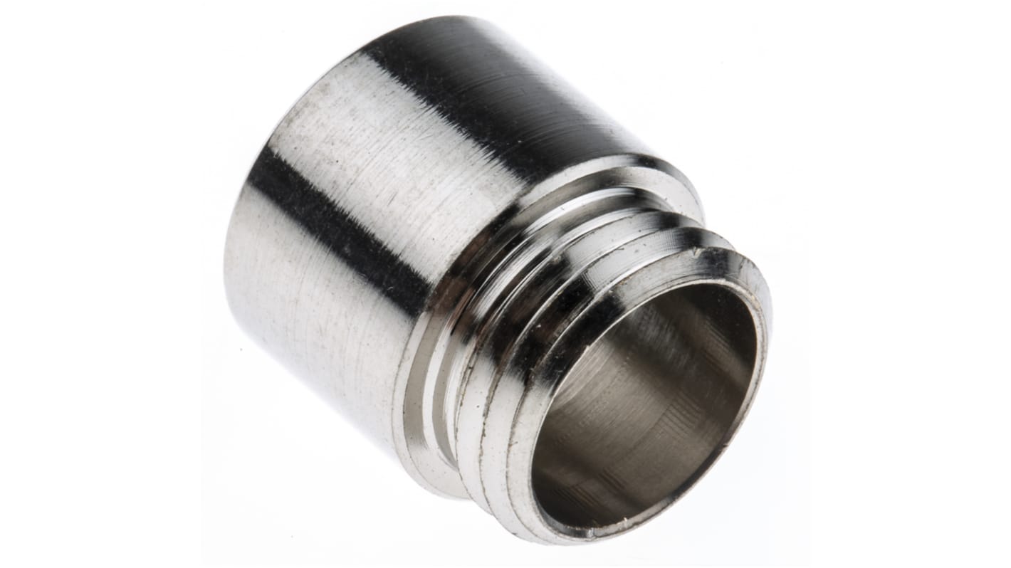 Lapp Cable Gland Adaptor, PG7 Exterior Thread, M12 Interior Thread, Nickel Plated Brass, SKINDICHT Series