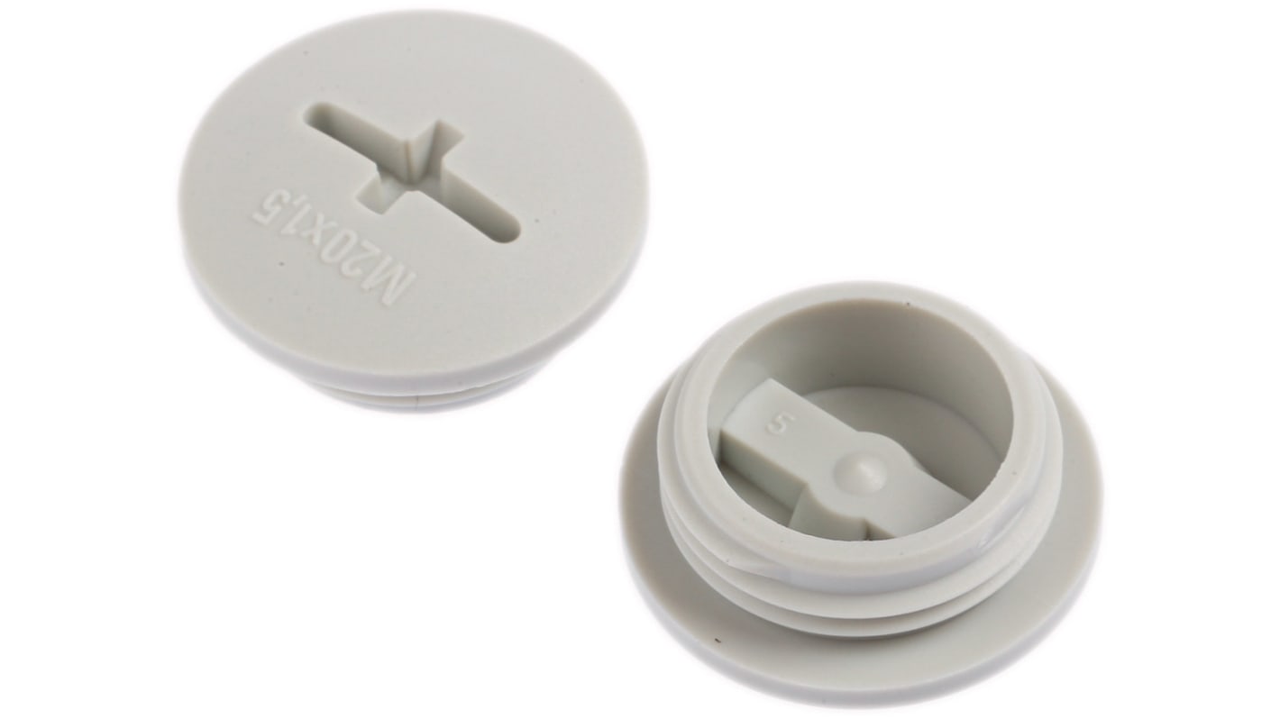 Lapp Blanking Plug, M20, Fibreglass Nylon, 24mm Diameter, Threaded