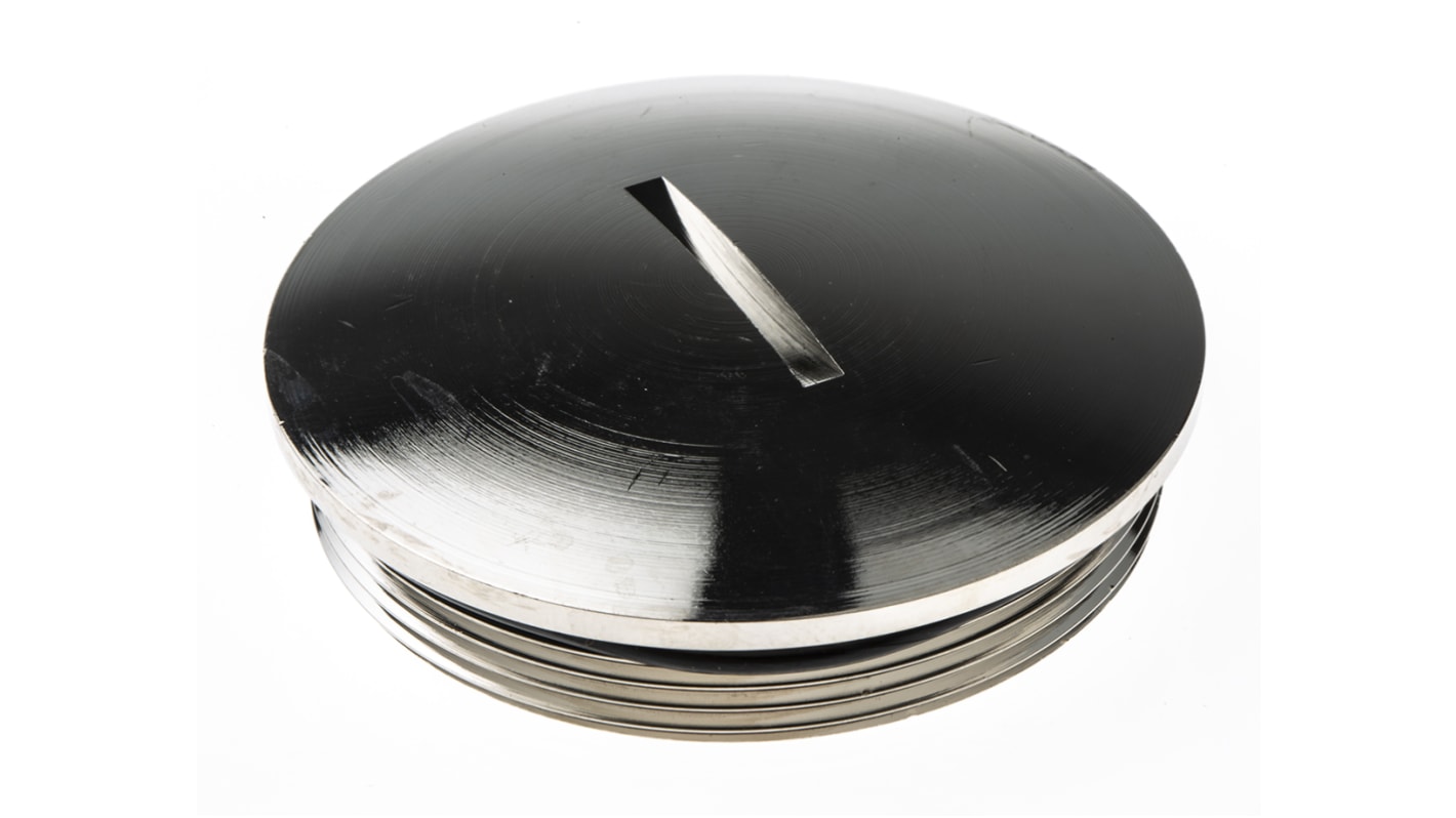 Tappo pressacavo Lapp in Ottone zincato, Nero, filetto M50, Ø 54mm, IP68