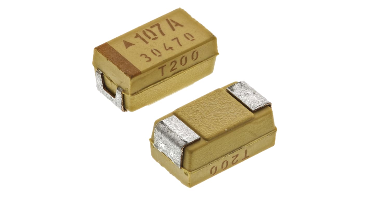KYOCERA AVX 100μF MnO2 Tantalum Capacitor 10V dc, TPS Series