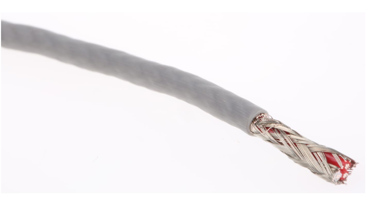 Przewód termoparowy RTD dł. 25m 7/0,2mm -10 → +80 °C. PTFE 7-żyłowy Ekranowany