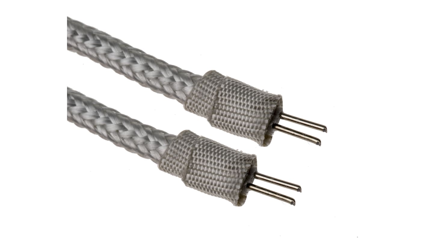 RS PRO Type K Thermocouple & Extension Wire, 20m, Unscreened, Ceramic Fibre Insulation, +1200°C Max