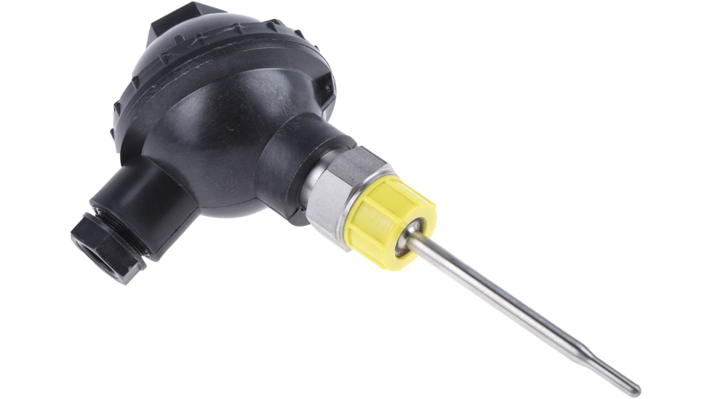 RS PRO PT100 RTD Sensor, 6mm Dia, 100mm Long, 3 Wire, Probe, Classe A +250°C Max