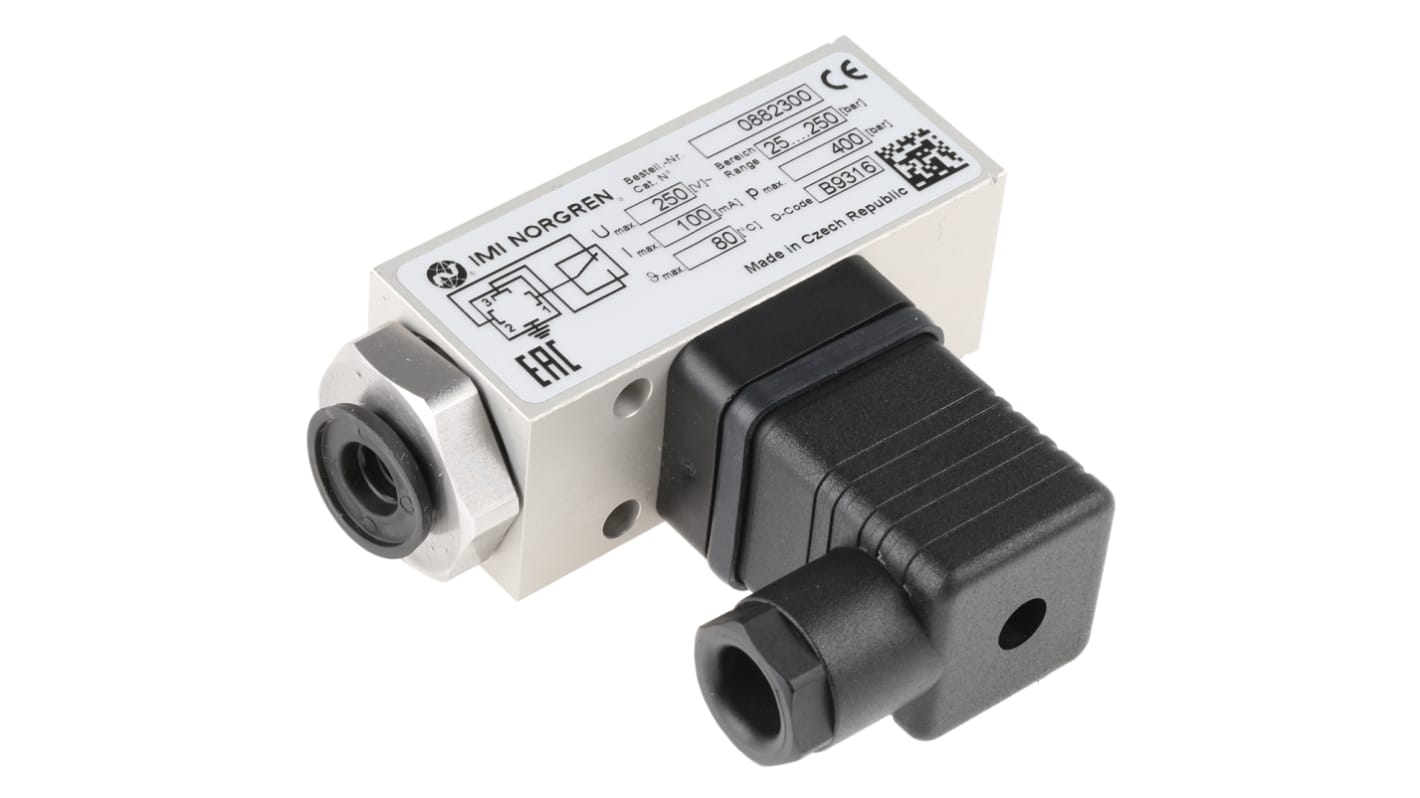 Norgren Pressure Switch, G 1/4 25bar to 250 bar