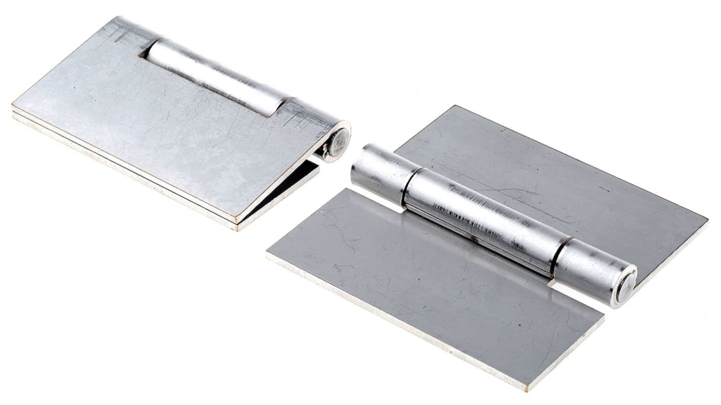 Pinet Stainless Steel Butt Hinge, 70mm x 70mm x 2mm