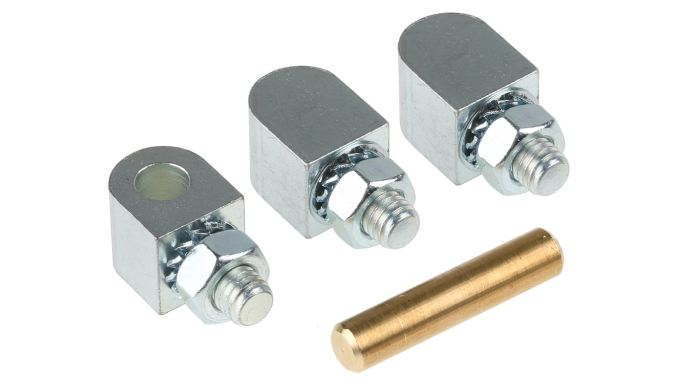 Pinet Steel Block Hinge, Bolt-on Fixing, 49mm x 16mm