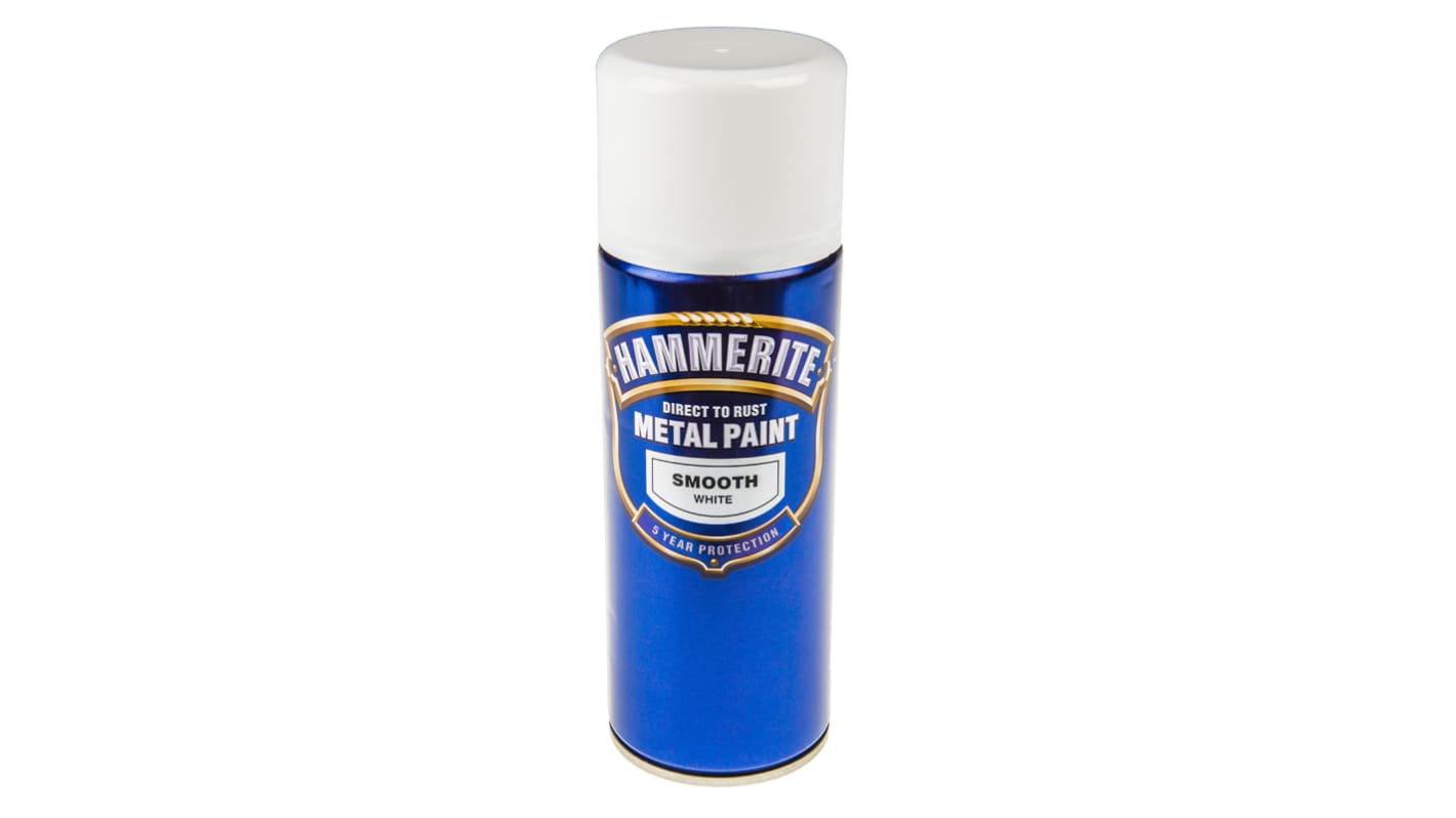 Hammerite 400ml White Smooth Spray Paint