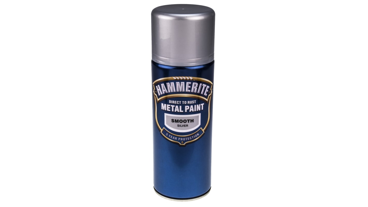 Hammerite 400ml Silver Smooth Spray Paint