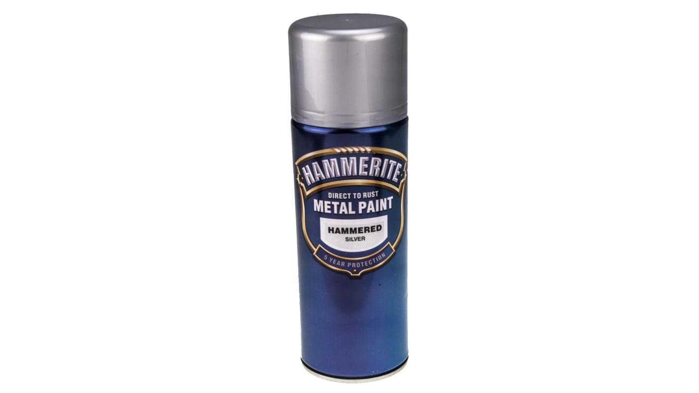 Hammerite 400ml Silver Hammered Spray Paint