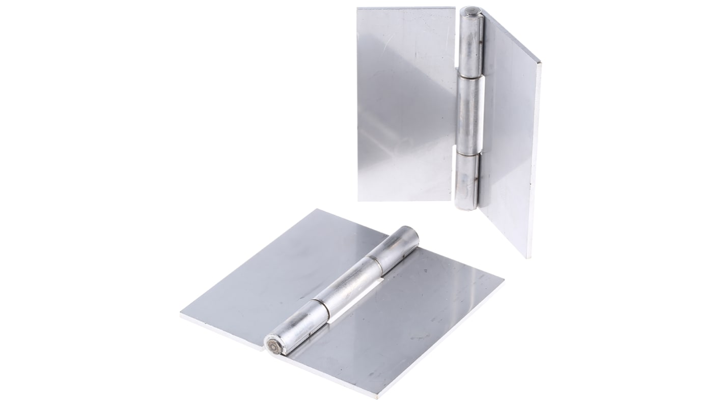 Pinet Frit svingende Kanthængsel Rustfrit stål, 100mm x 100mm x 2.5mm