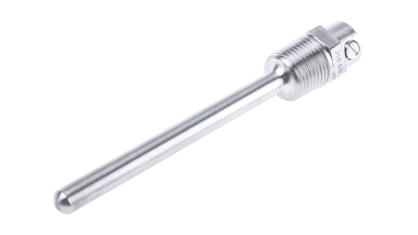 Crouzet, 1/2 BSP Thermowell for Use with Temperature Sensor