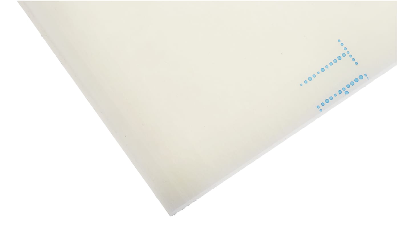 Lámina de plástico, Natural, 500mm x 305mm x 6.6mm