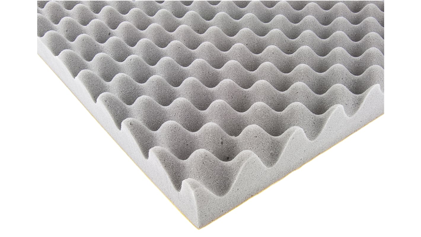 Paulstra Hutchinson Adhesive PUR Foam Acoustic Insulation, 700mm x 500mm x 50mm