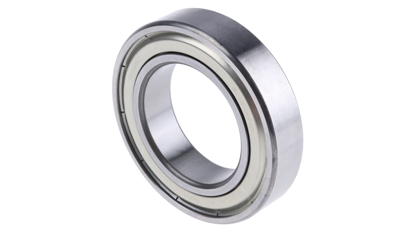 NSK 6008ZZ Single Row Deep Groove Ball Bearing- Both Sides Shielded 40mm I.D, 68mm O.D