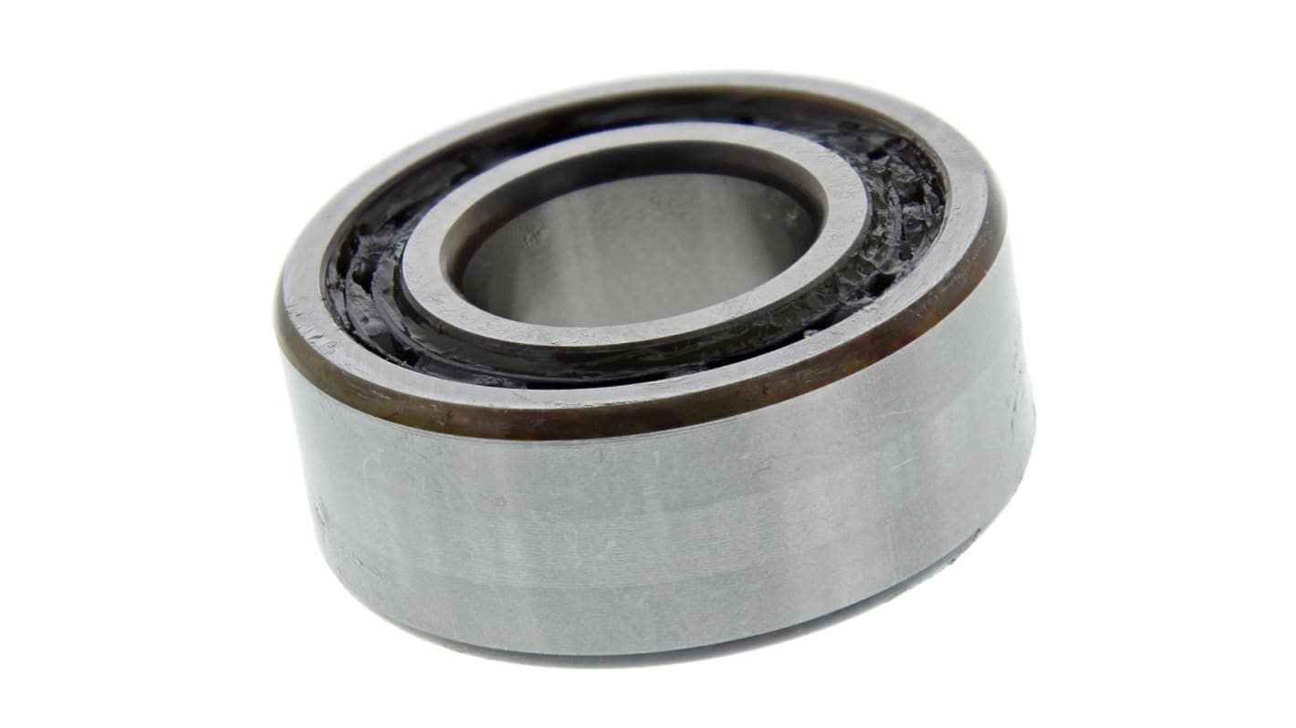 NSK Dobbeltradet vinkelkontaktkugleleje Kugleleje, 25mm I.D., 52mm U.D., Løbering bredde: 20.6mm