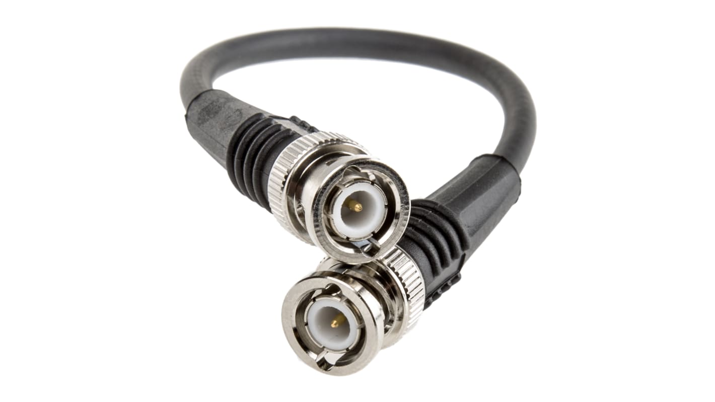 TE Connectivity, 250mm, RG58 Coaxial, Terminated50 Ω
