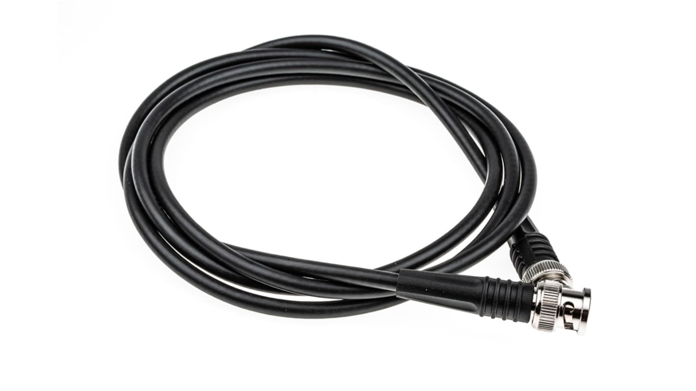 TE Connectivity Male BNC to Male BNC, 1.5m, RG58 Coaxial, Terminated50 Ω
