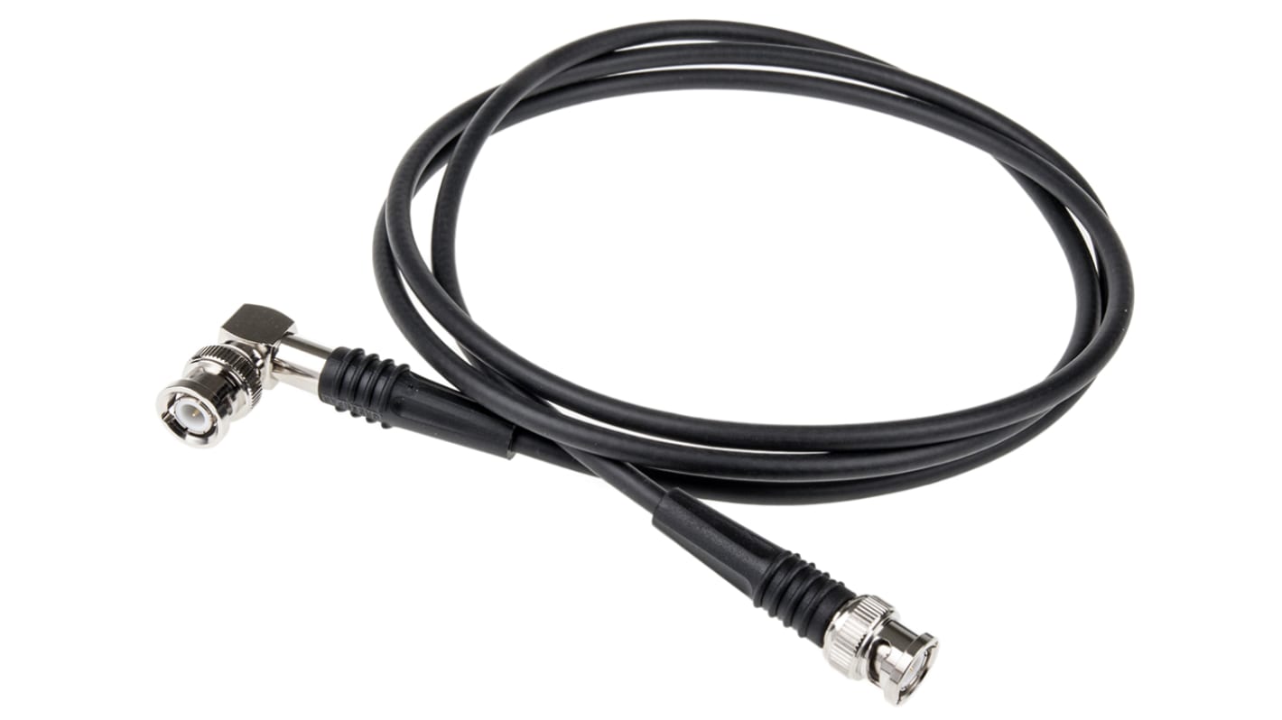 TE Connectivity Male BNC to Male BNC, 1.5m, RG58 Coaxial, Terminated50 Ω