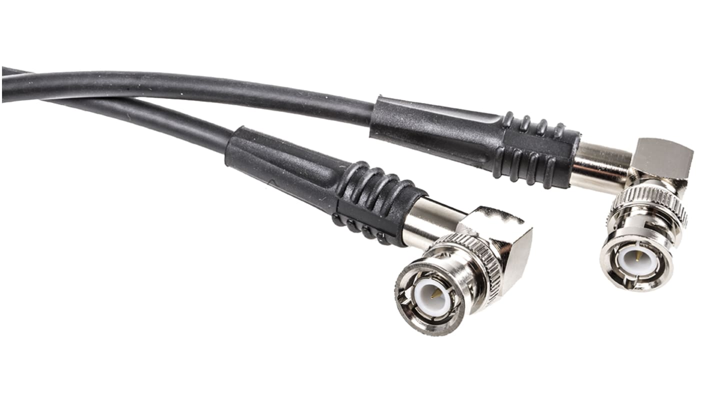 TE Connectivity Male BNC to Male BNC, 1.5m, RG58 Coaxial, Terminated50 Ω
